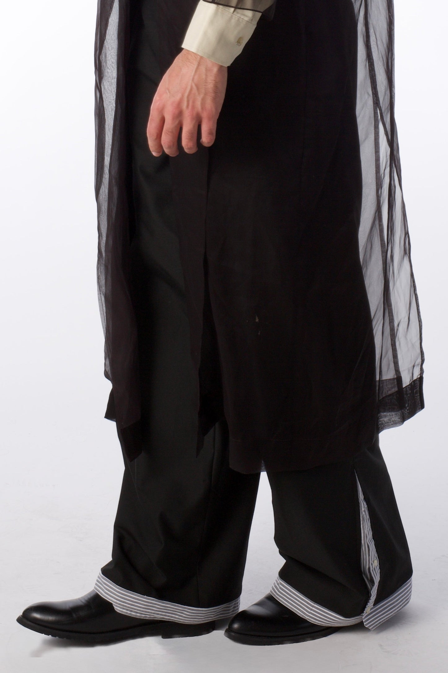 THE PLACKET Trousers - Drapped "Shirt"-Trousers (Male Version)