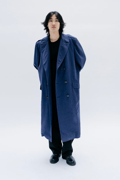 Long Blue Coat Norayr - Capsule No 01