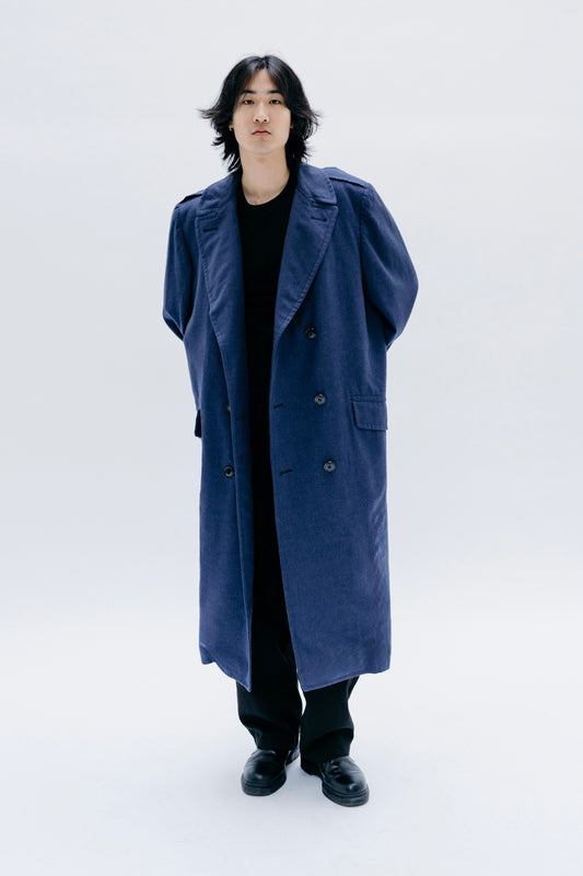 Long Blue Coat Norayr - Capsule No 01