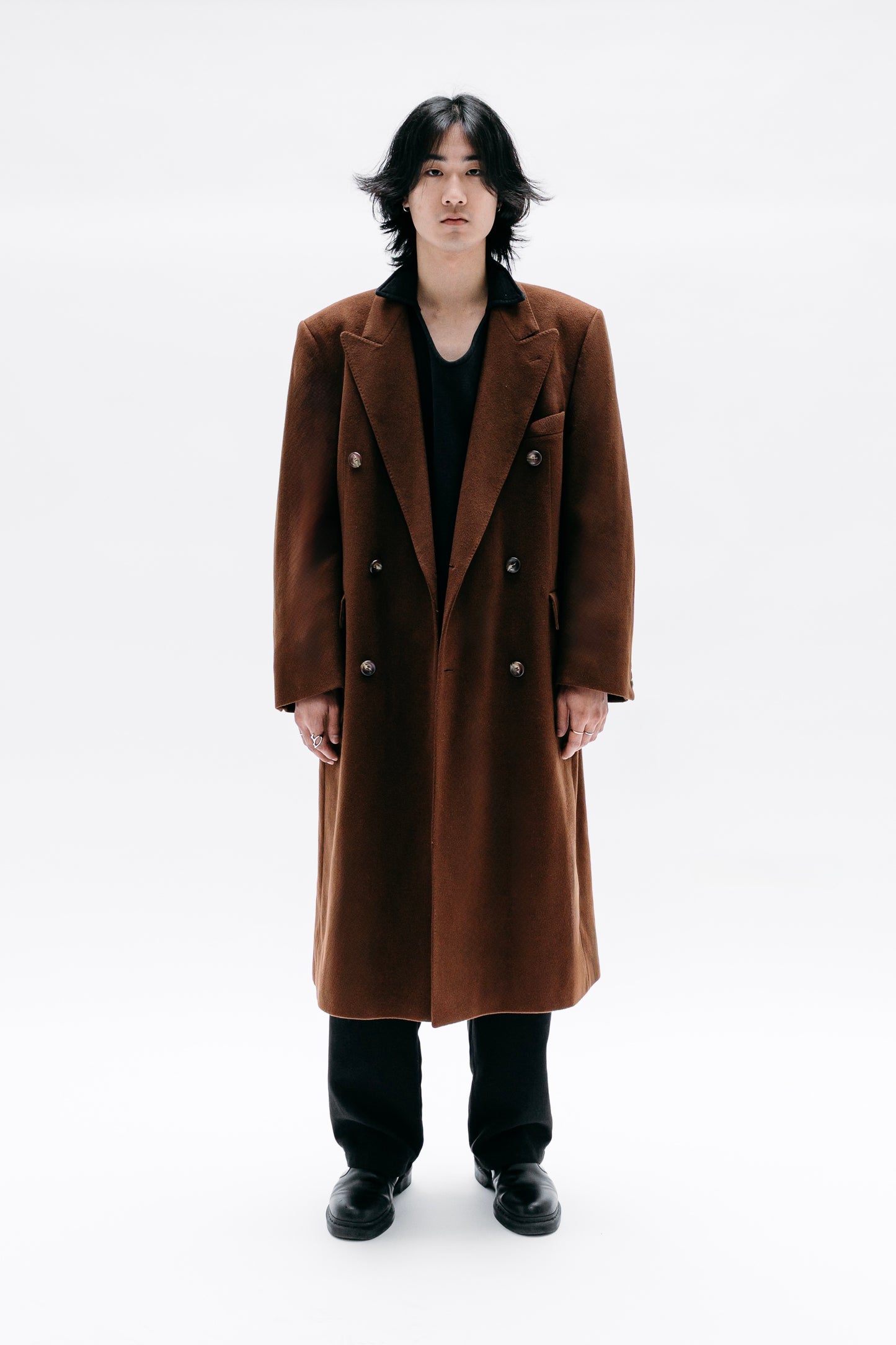 Long Brown Coat Vahram - Capsule No 01 (Male Vision)