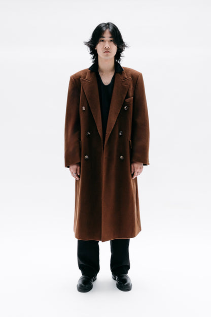 Long Brown Coat Vahram - Capsule No 01 (Male Vision)
