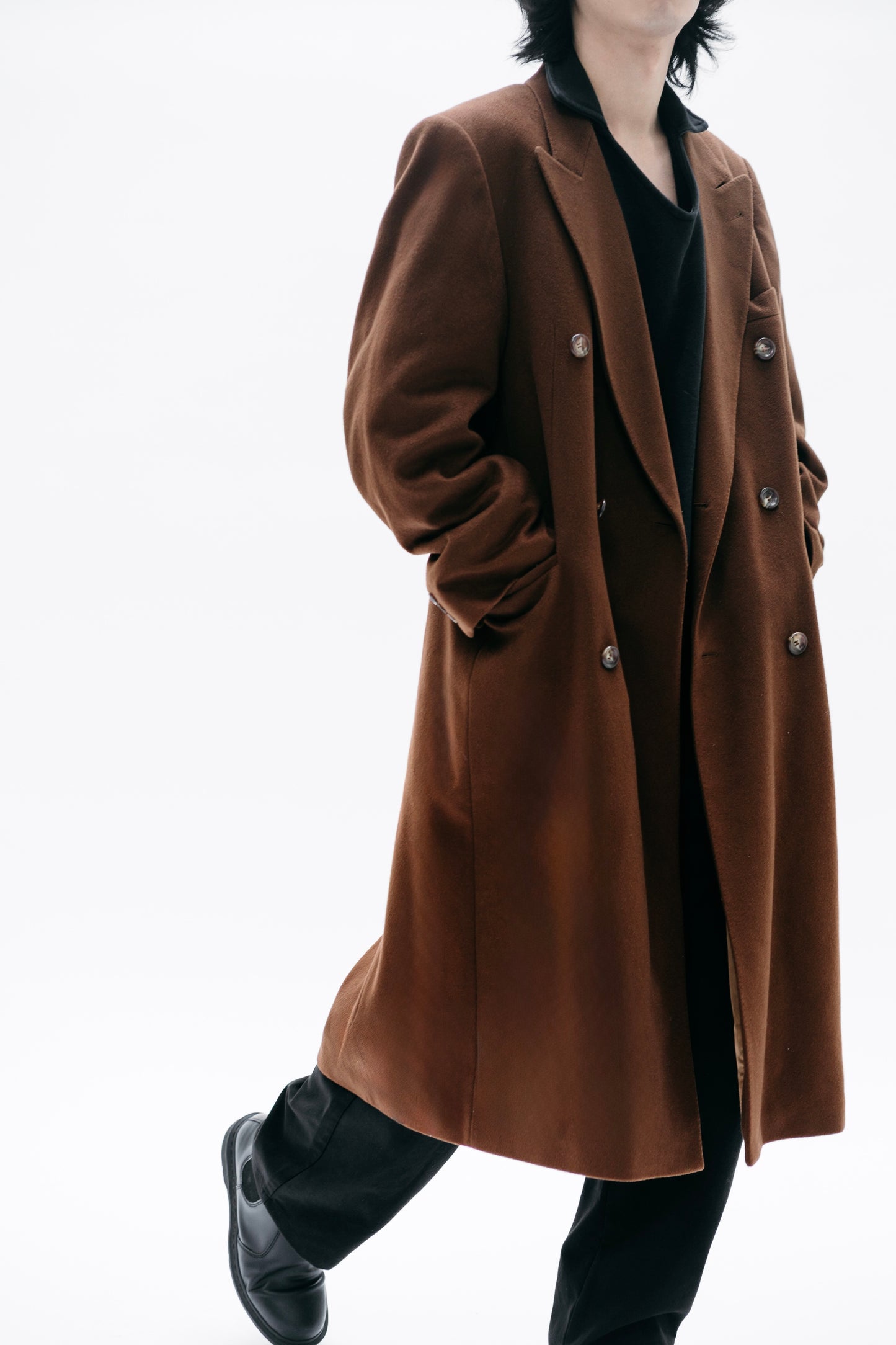 Long Brown Coat Vahram - Capsule No 01 (Male Vision)