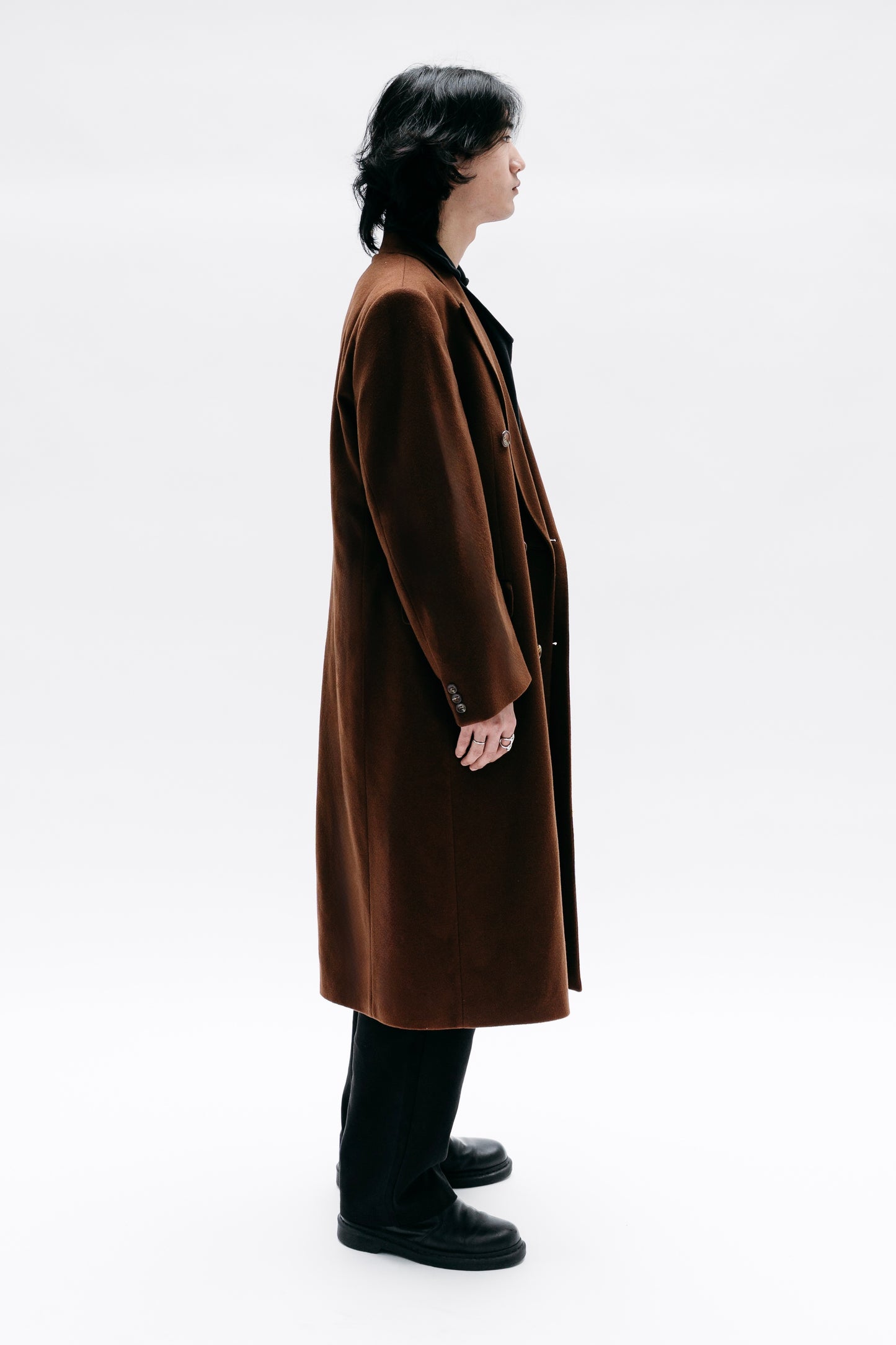 Long Brown Coat Vahram - Capsule No 01 (Male Vision)