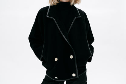 Short Woolen Coat Lucinée - Capsule No 01 (Female Vision)