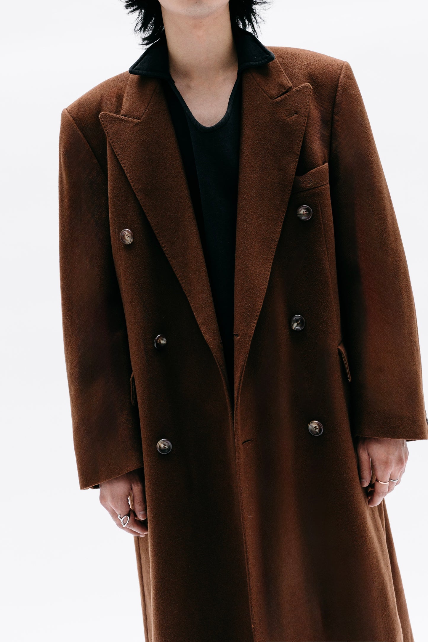 Long Brown Coat Vahram - Capsule No 01 (Male Vision)