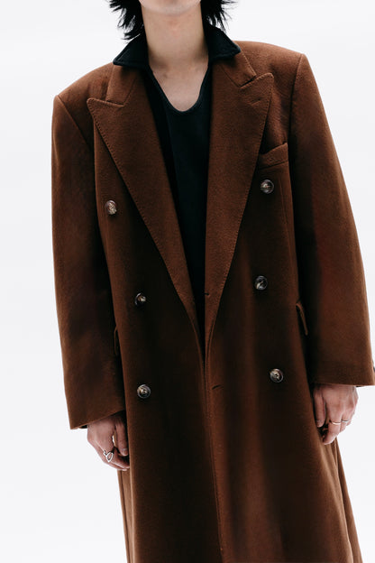 Long Brown Coat Vahram - Capsule No 01 (Male Vision)