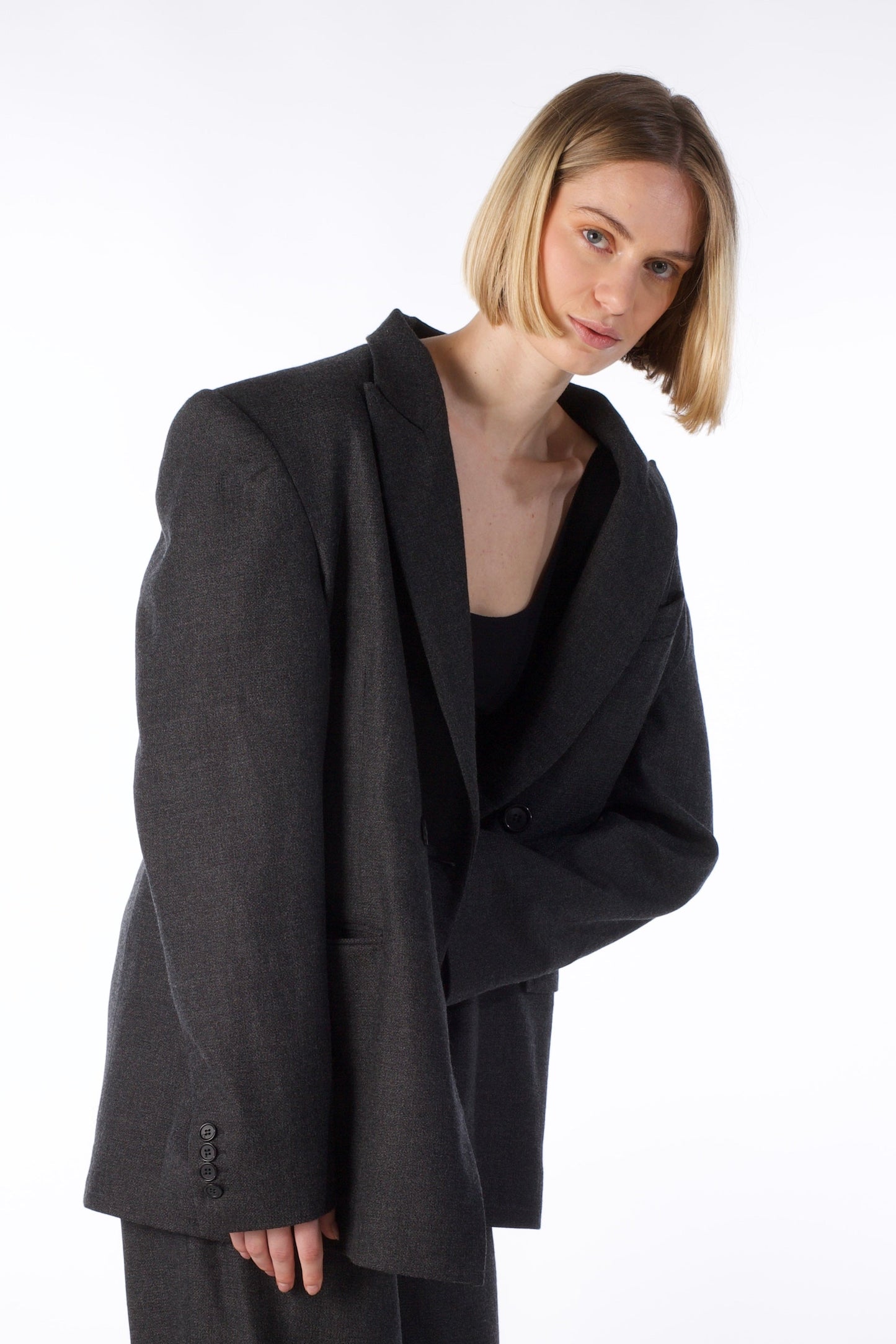 THE ARCHITECT Blazer - Oversized Wool Blazer (Female Version)