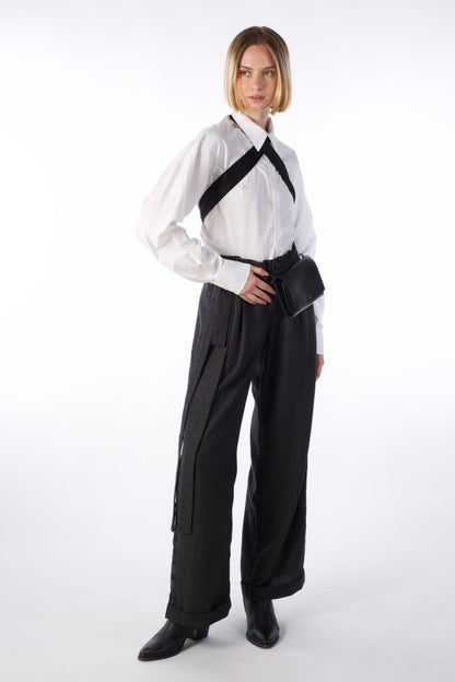 THE FRAME Trousers - Loose Wool Trousers ( Female Version )