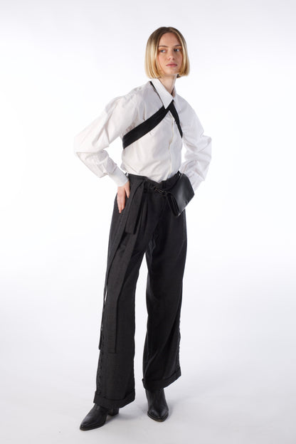 THE FRAME Trousers - Loose Wool Trousers ( Female Version )