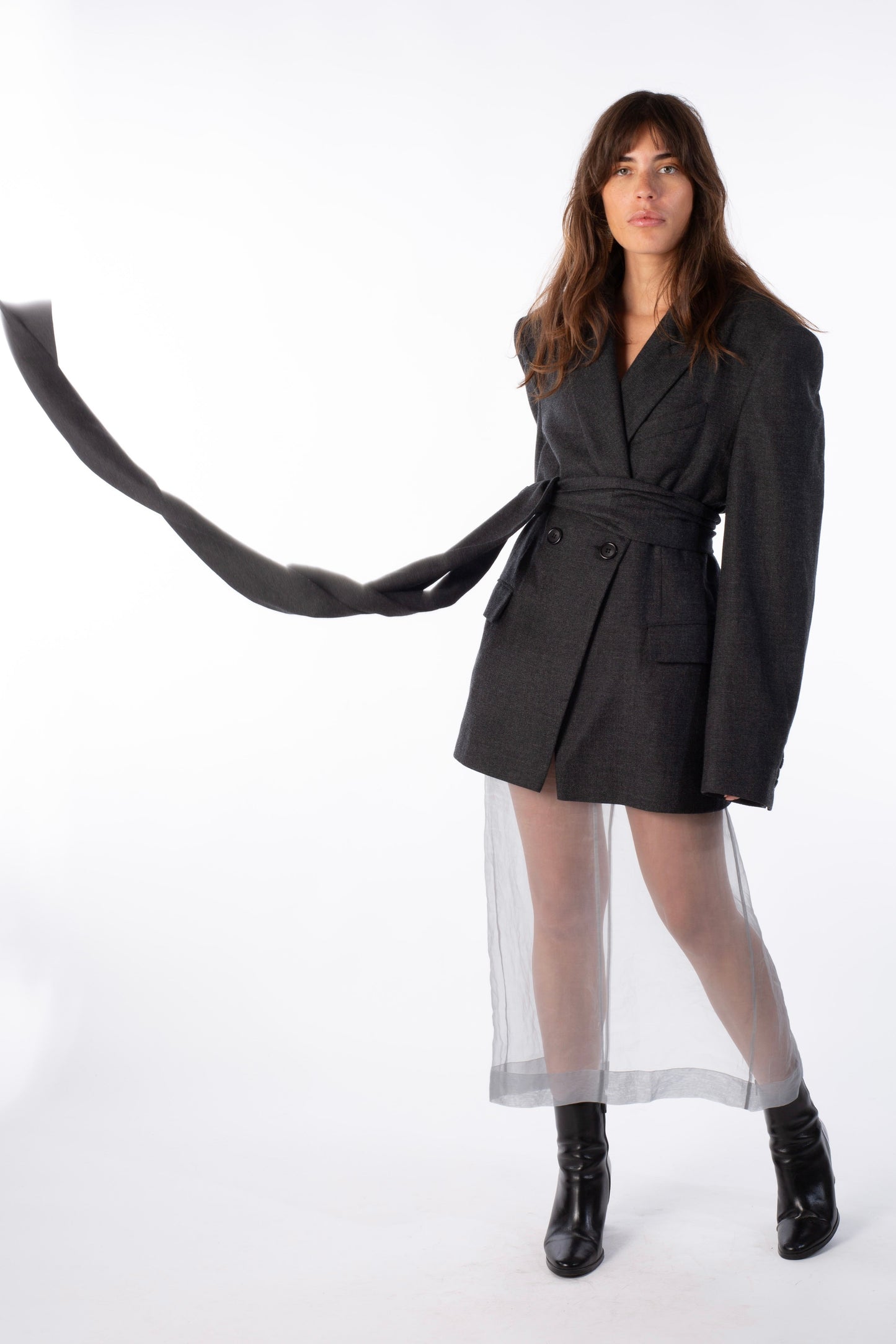THE ARCHITECT Blazer - Oversized Wool Blazer (Female Version)