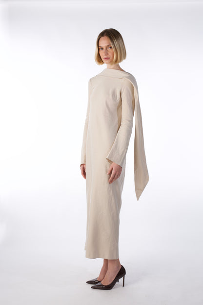 Horizon Arc Dress - Open Back Midi Dress