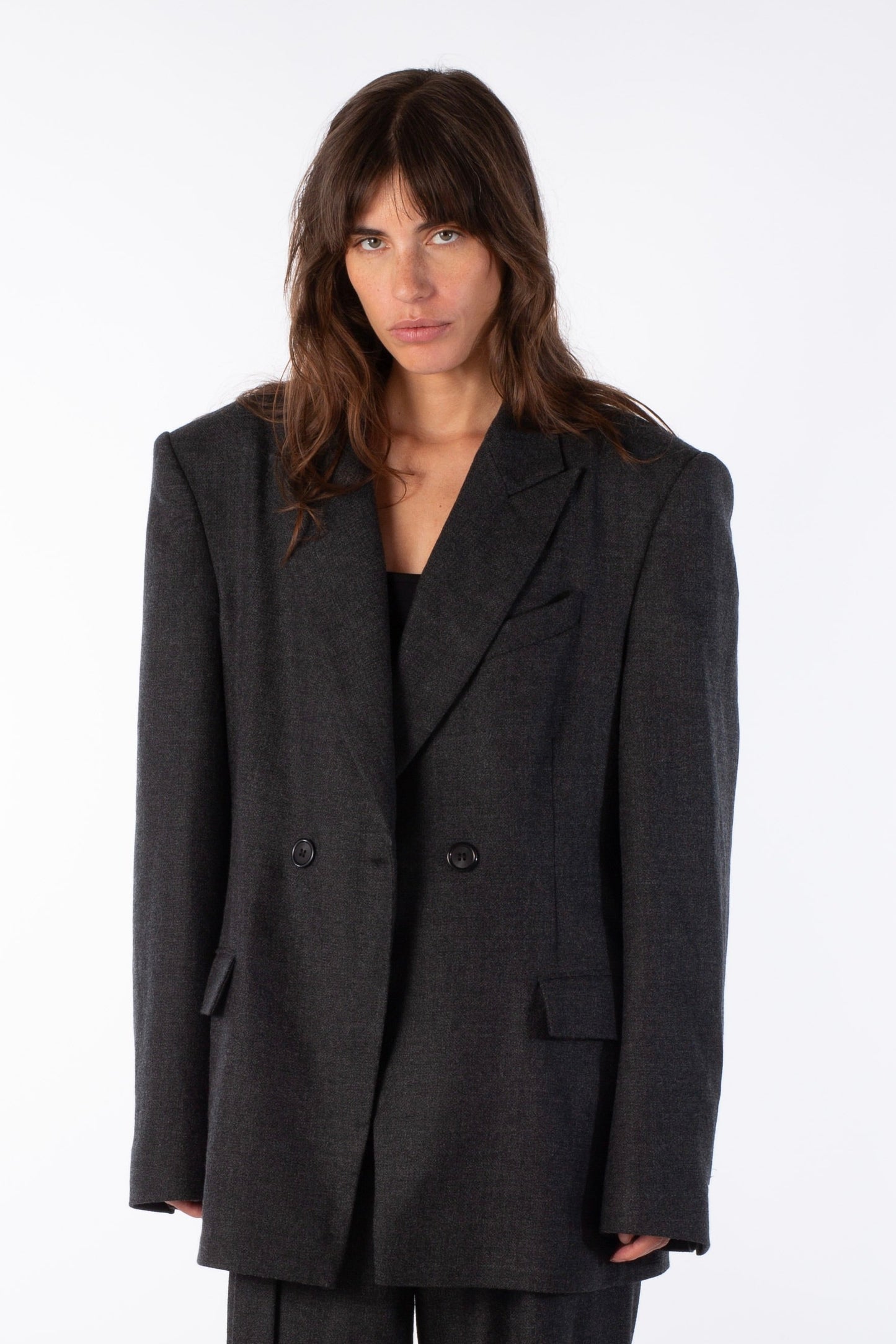 THE ARCHITECT Blazer - Oversized Wool Blazer (Female Version)