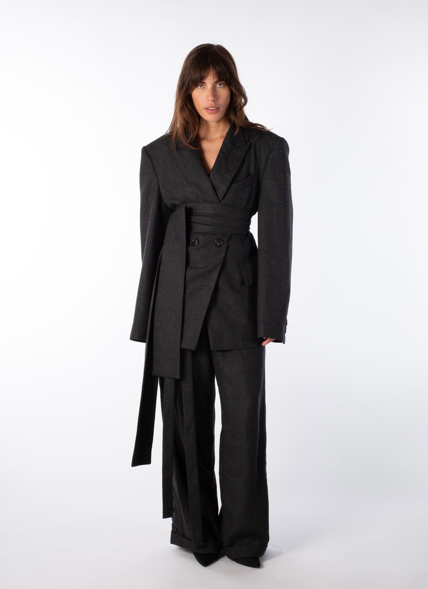 THE ARCHITECT Blazer - Oversized Wool Blazer (Female Version)