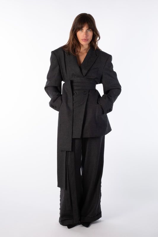 THE ARCHITECT Blazer - Oversized Wool Blazer (Female Version)