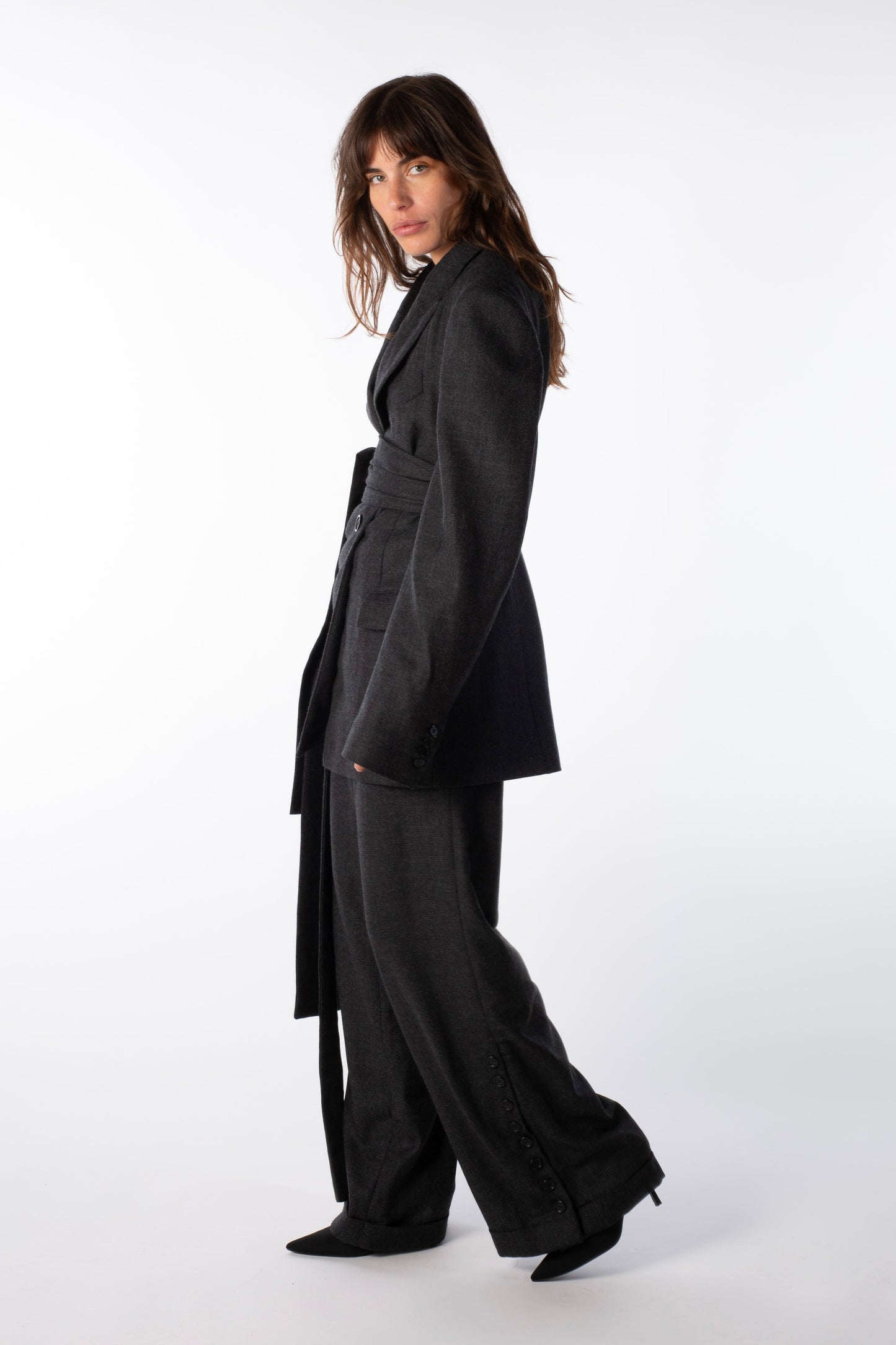 THE ARCHITECT Blazer - Oversized Wool Blazer (Female Version)