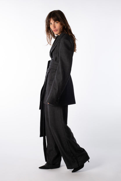 THE ARCHITECT Blazer - Oversized Wool Blazer (Female Version)