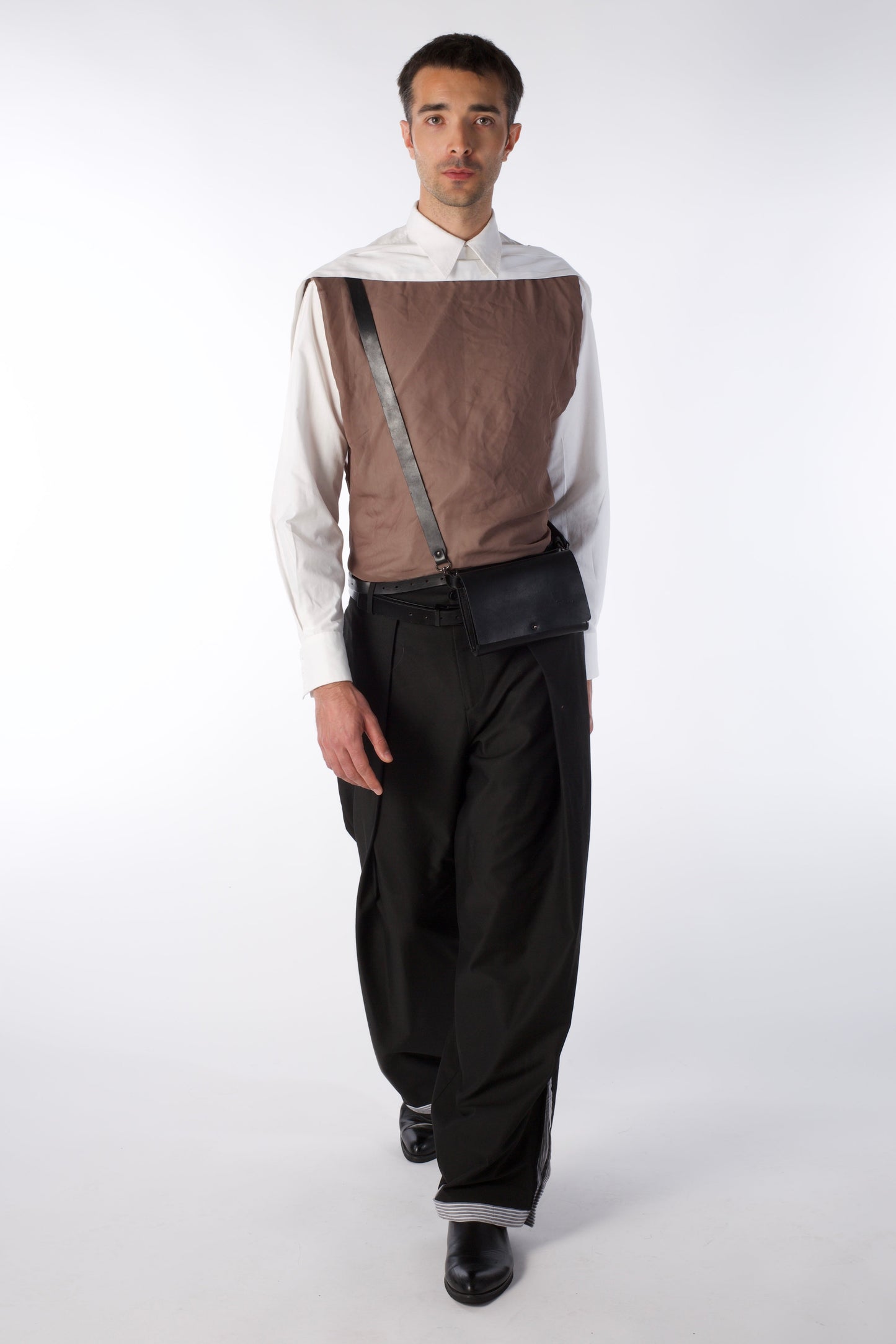 THE PLACKET Trousers - Drapped "Shirt"-Trousers (Male Version)