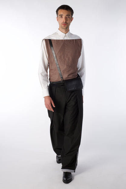 THE PLACKET Trousers - Drapped "Shirt"-Trousers (Male Version)