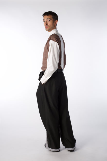 THE PLACKET Trousers - Drapped "Shirt"-Trousers (Male Version)