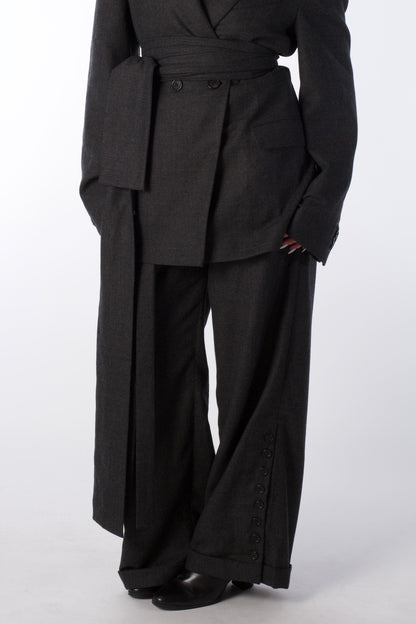 THE FRAME Trousers - Loose Wool Trousers ( Female Version )