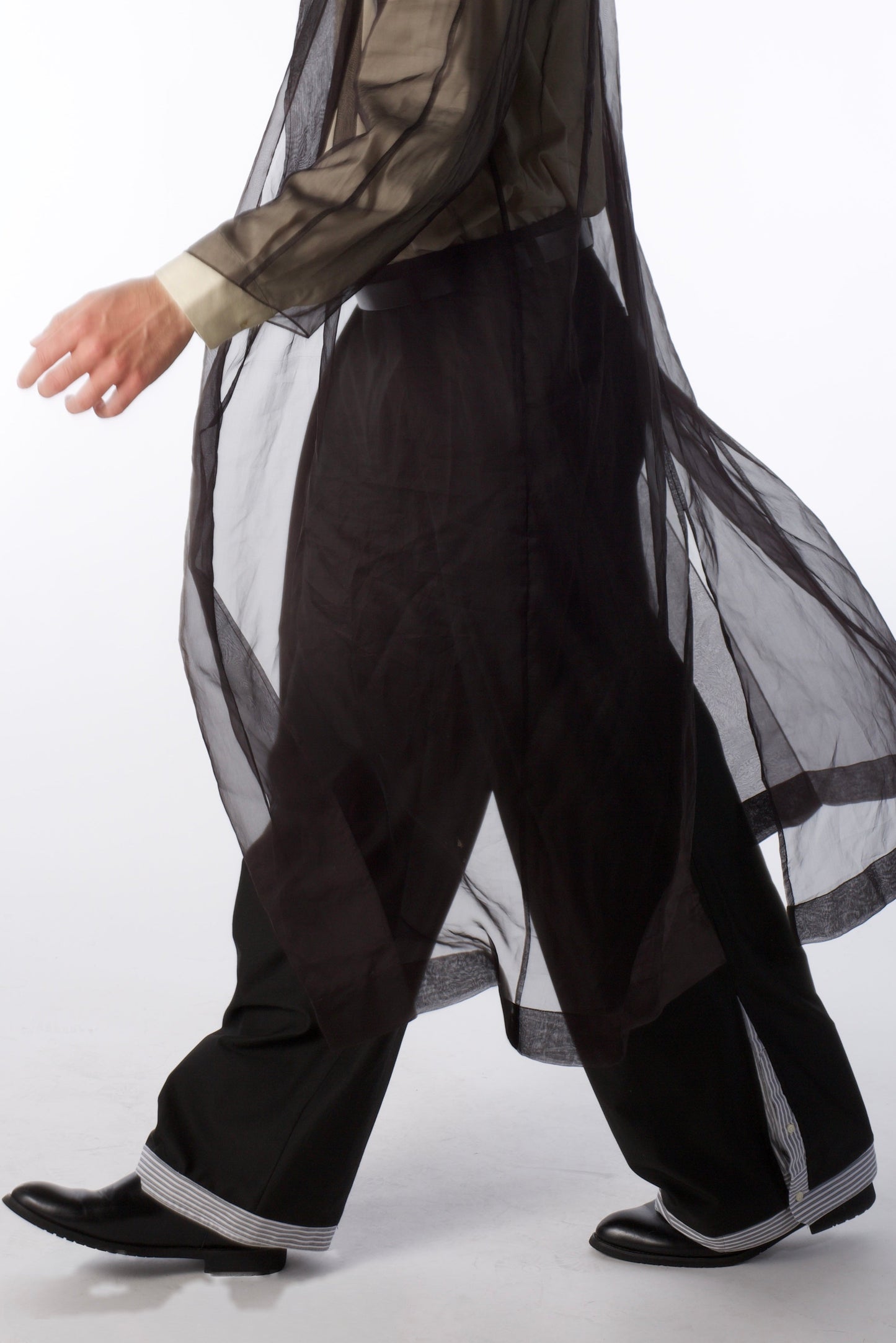 THE PLACKET Trousers - Drapped "Shirt"-Trousers (Male Version)
