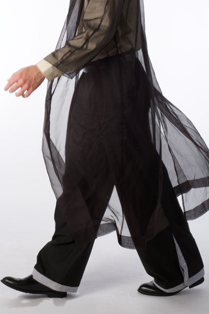 THE PLACKET Trousers - Drapped "Shirt"-Trousers (Male Version)
