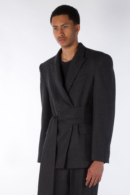THE ARCHITECT Blazer - Oversized Wool Blazer (Male Version)