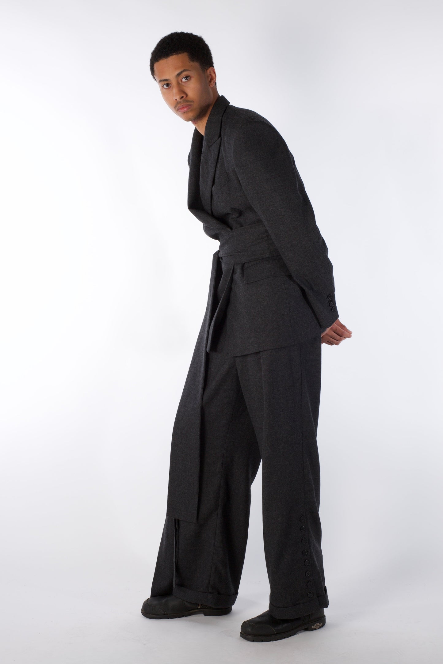 THE ARCHITECT Blazer - Oversized Wool Blazer (Male Version)