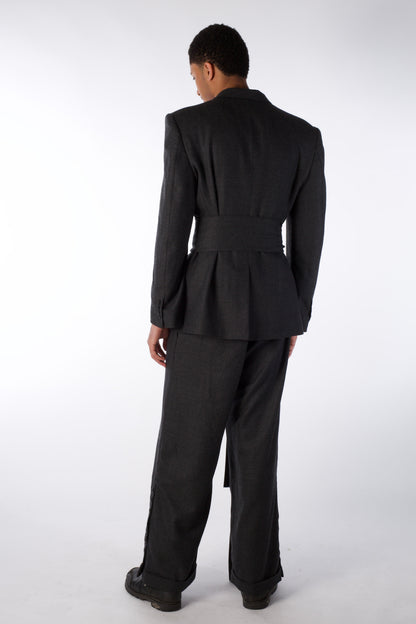 THE ARCHITECT Blazer - Oversized Wool Blazer (Male Version)
