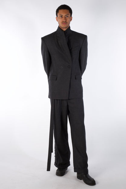 THE ARCHITECT Blazer - Oversized Wool Blazer (Male Version)