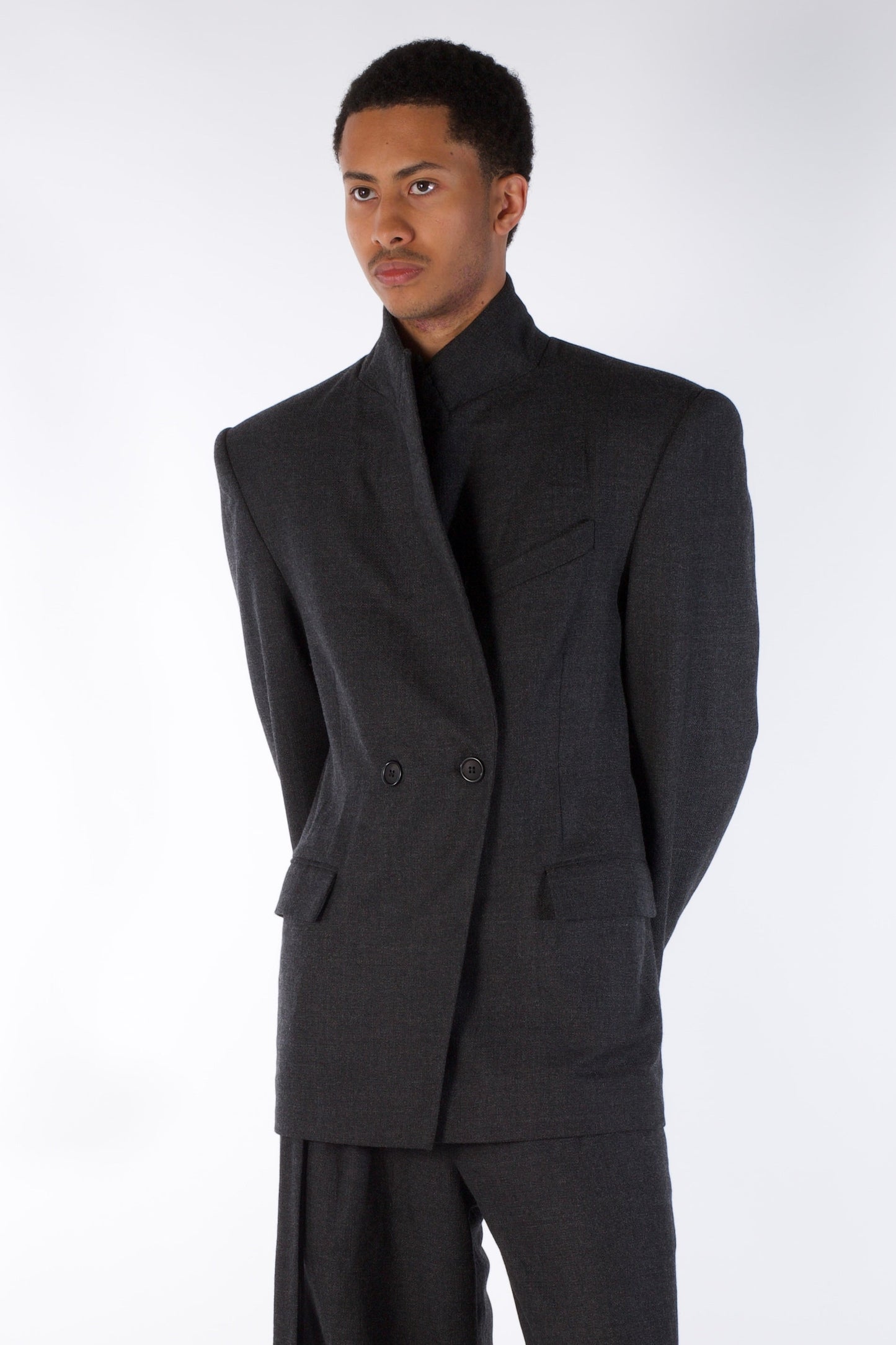 THE ARCHITECT Blazer - Oversized Wool Blazer (Male Version)