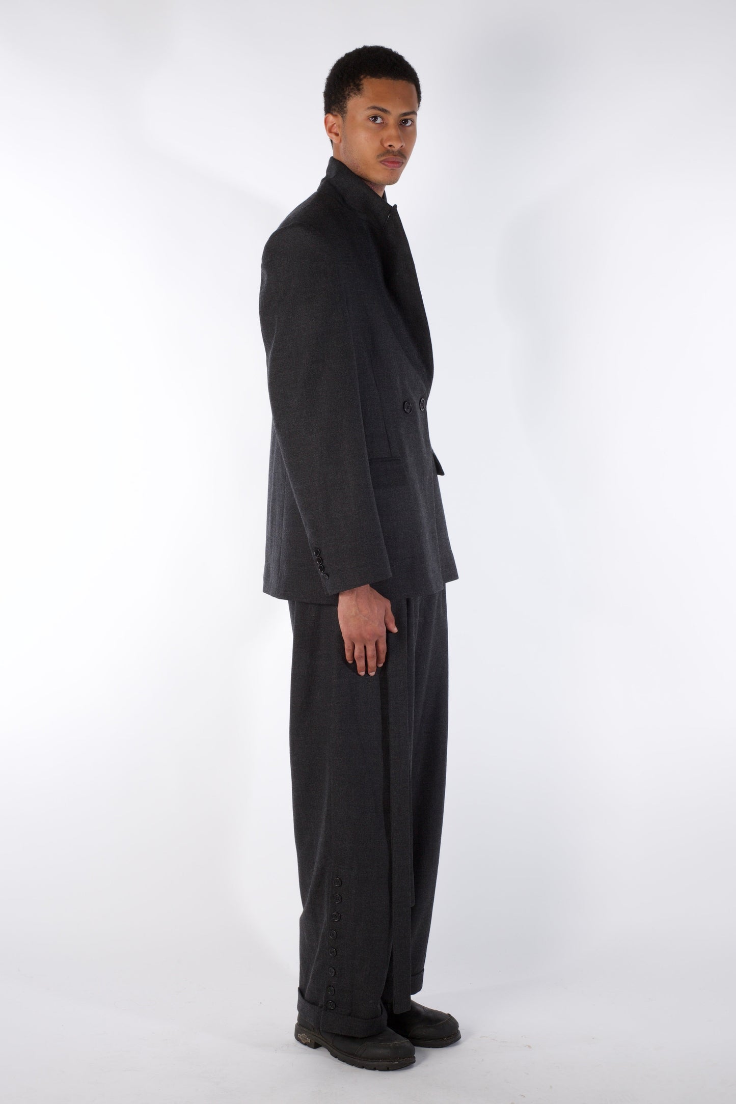 THE ARCHITECT Blazer - Oversized Wool Blazer (Male Version)