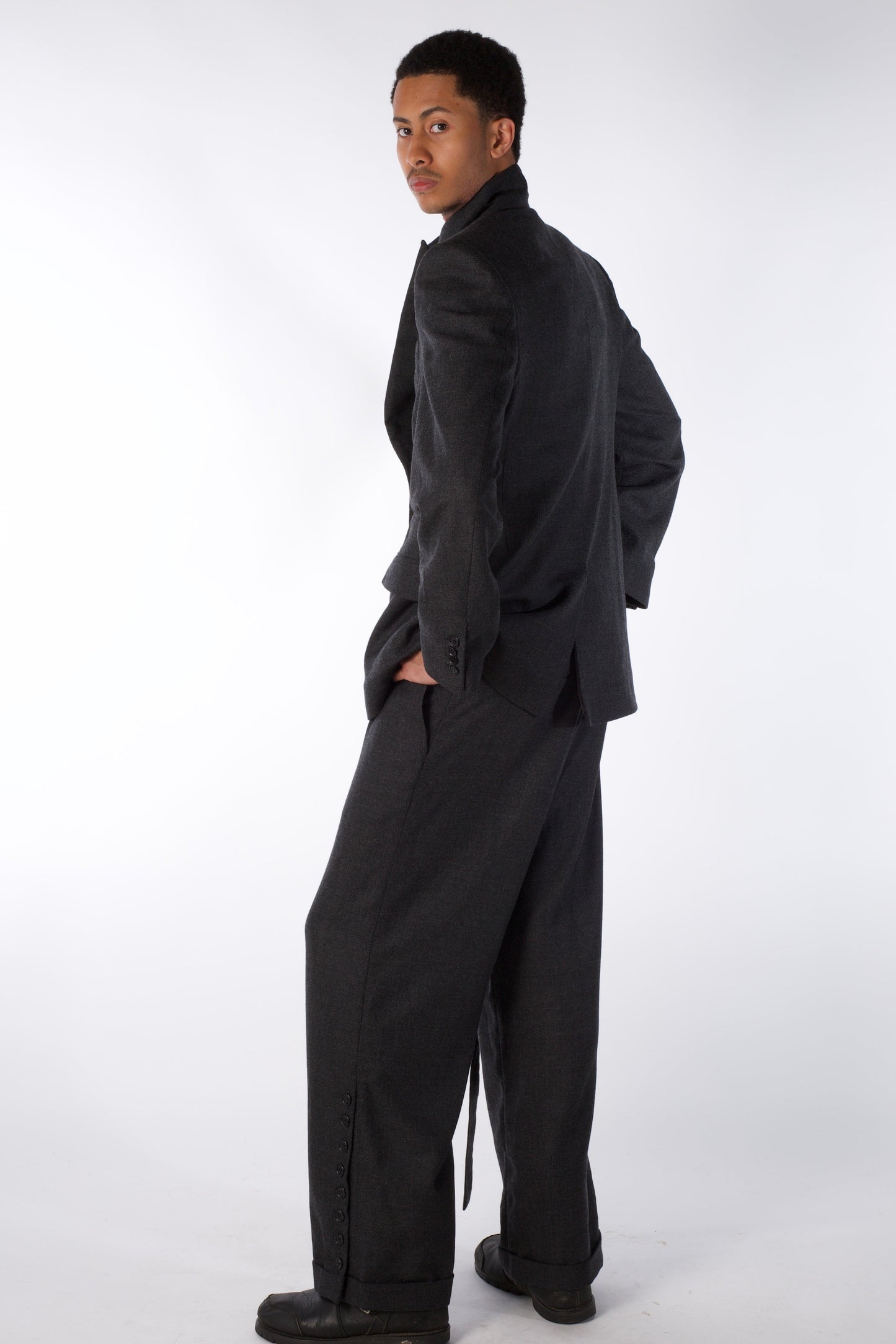 THE ARCHITECT Blazer - Oversized Wool Blazer (Male Version)