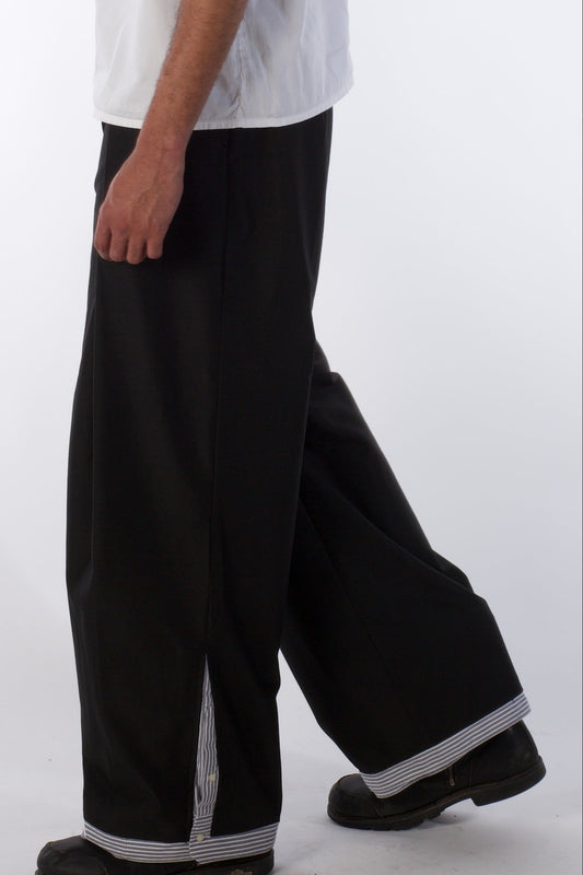 THE PLACKET Trousers - Drapped "Shirt"-Trousers (Male Version)