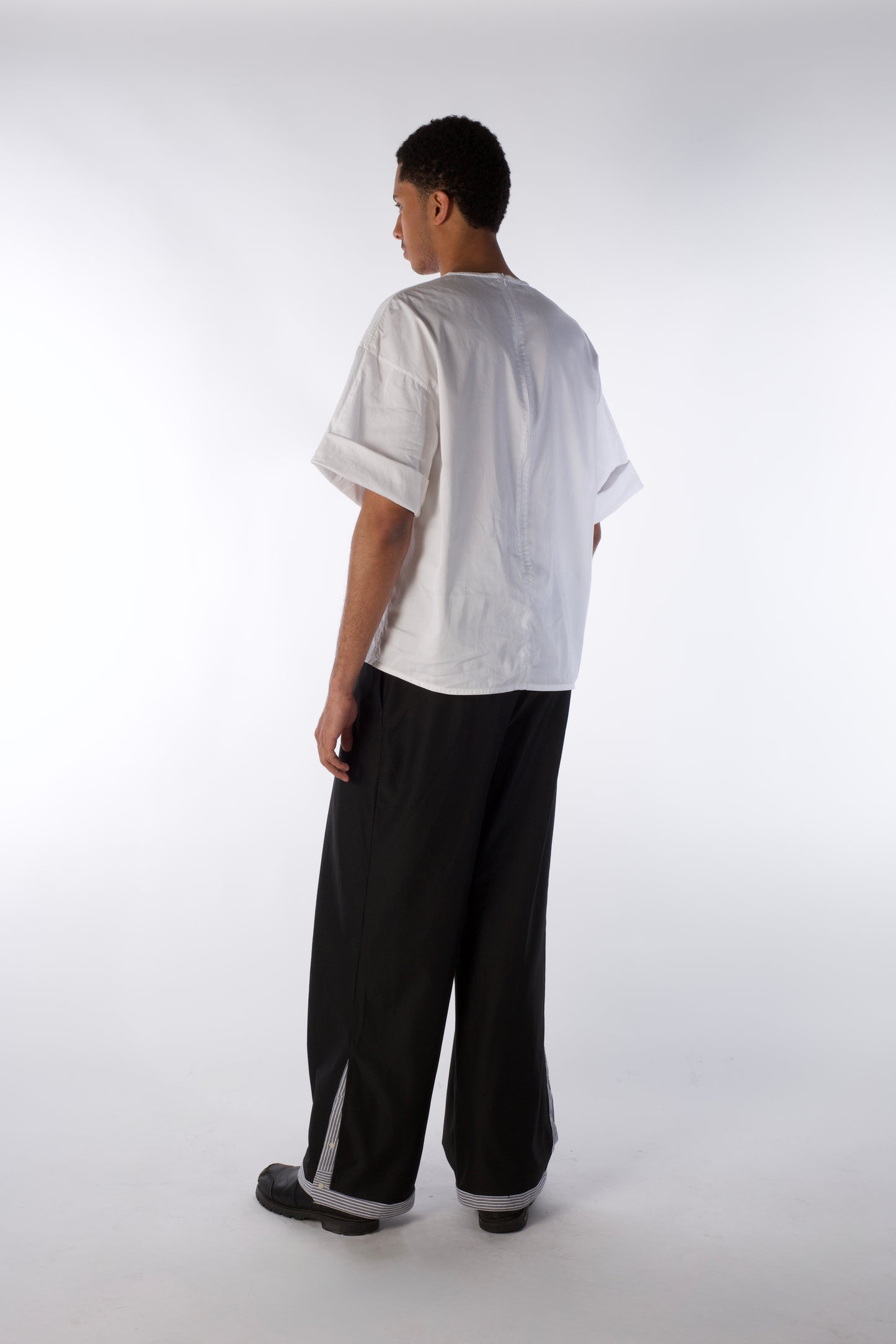 THE PLACKET Trousers - Drapped "Shirt"-Trousers (Male Version)