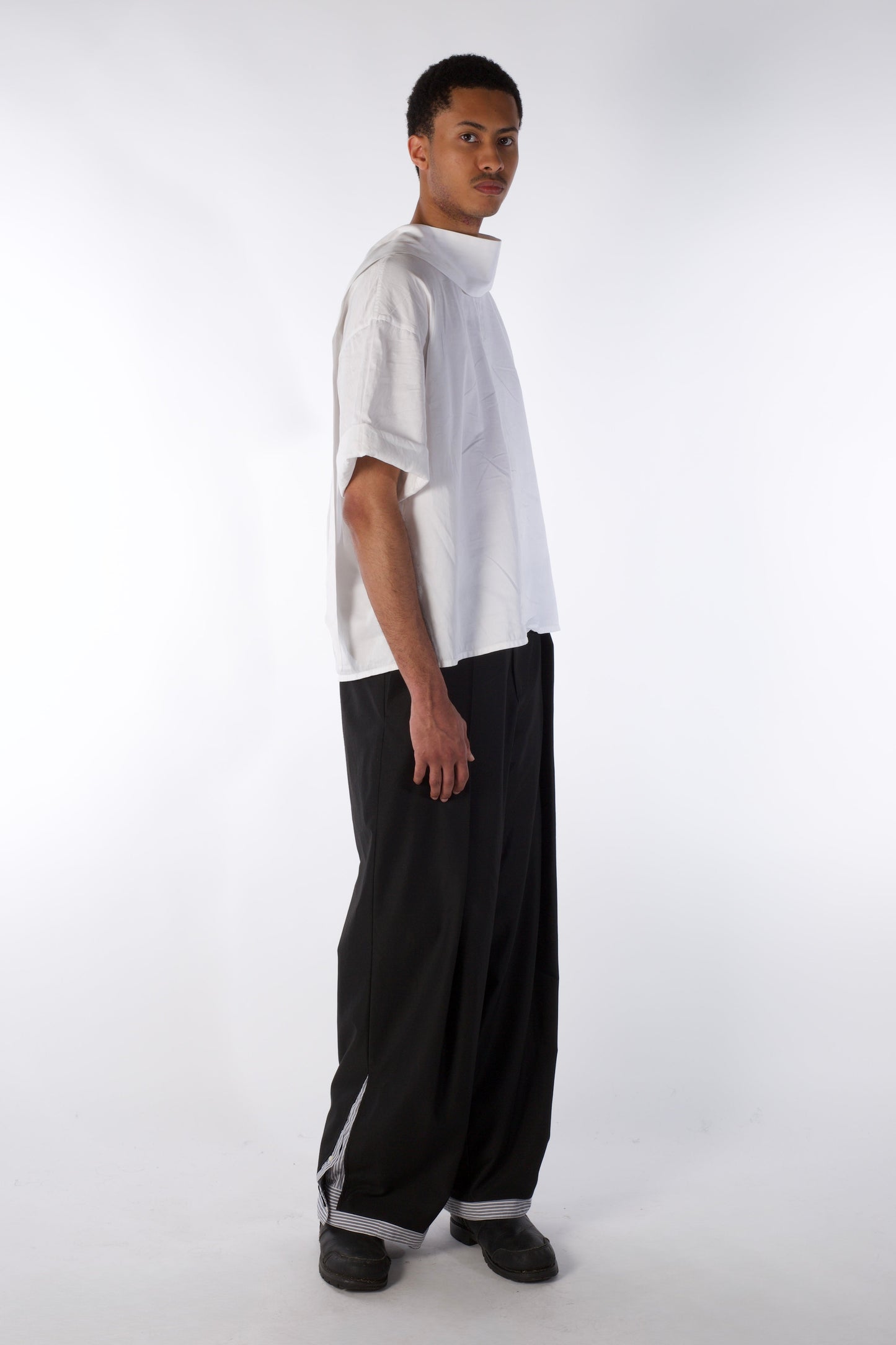 THE PLACKET Trousers - Drapped "Shirt"-Trousers (Male Version)