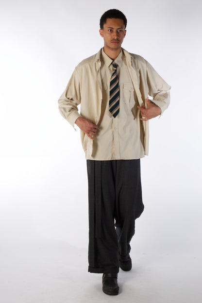 THE FRAME Trousers - Loose Wool Trousers (Male Version)