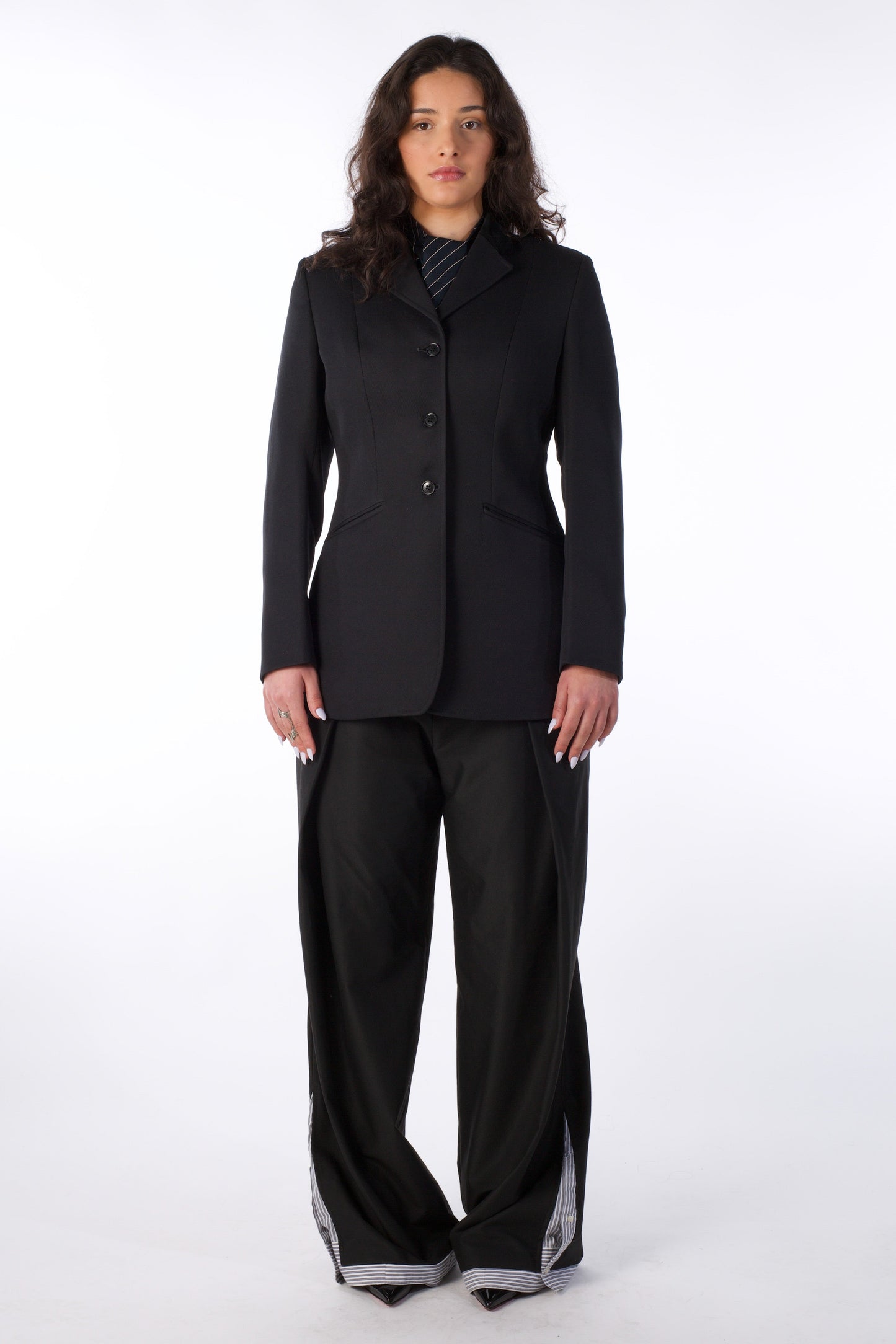 THE PLACKET Trousers - Drapped "Shirt"-Trousers (Female Version)