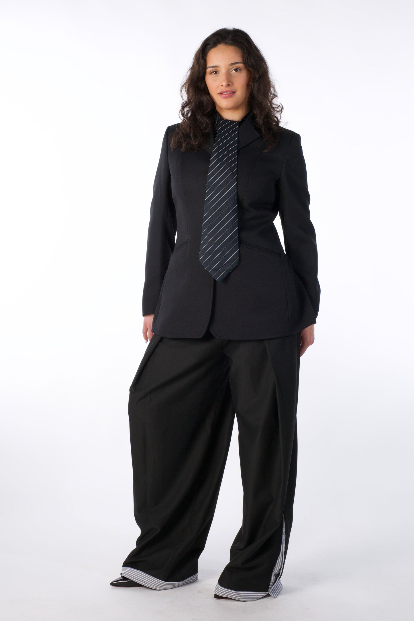 THE PLACKET Trousers - Drapped "Shirt"-Trousers (Female Version)