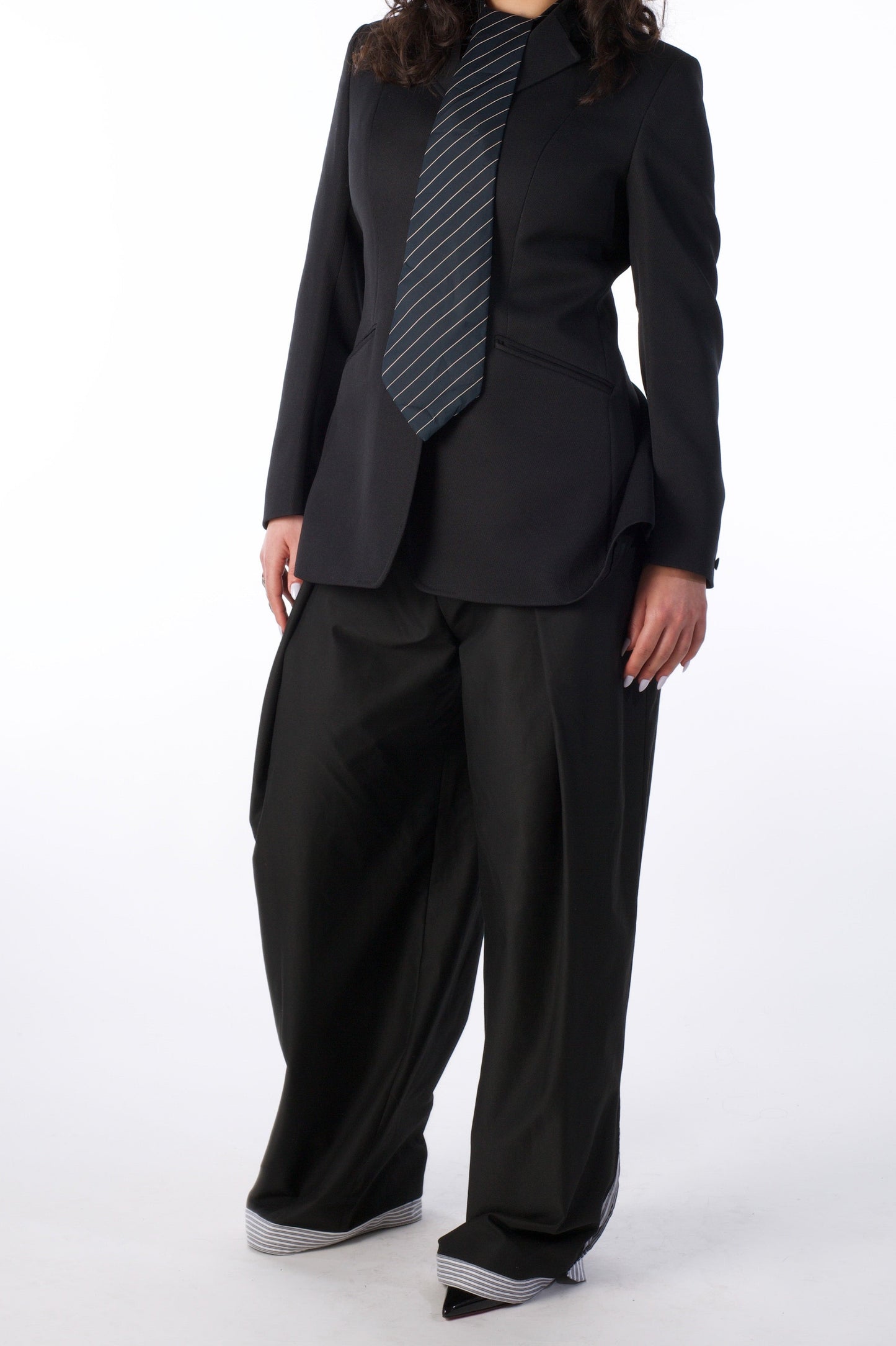 THE PLACKET Trousers - Drapped "Shirt"-Trousers (Female Version)