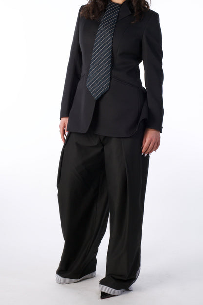 THE PLACKET Trousers - Drapped "Shirt"-Trousers (Female Version)