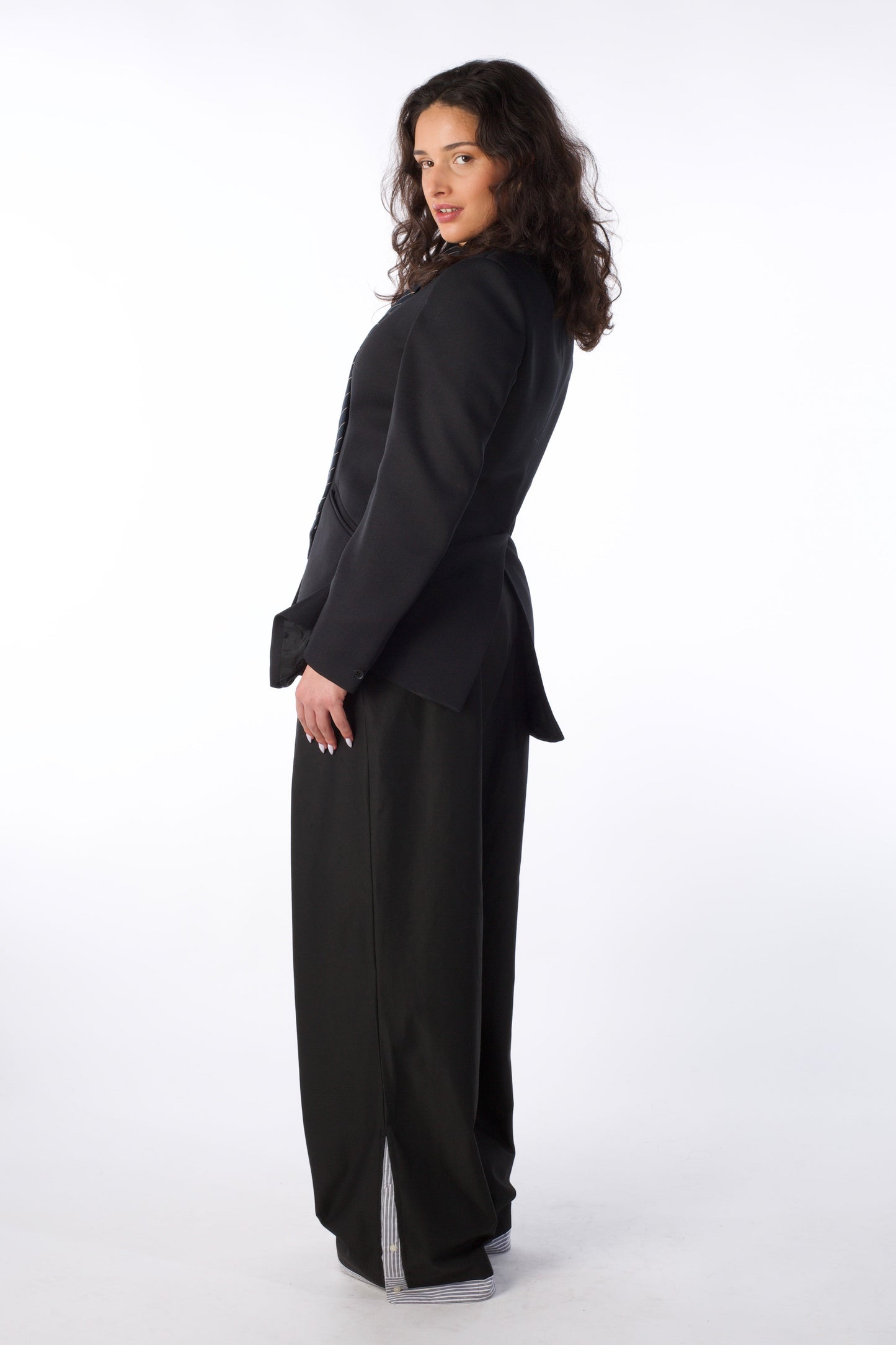 THE PLACKET Trousers - Drapped "Shirt"-Trousers (Female Version)