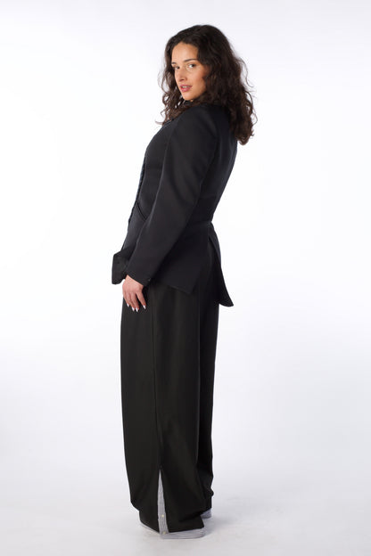 THE PLACKET Trousers - Drapped "Shirt"-Trousers (Female Version)