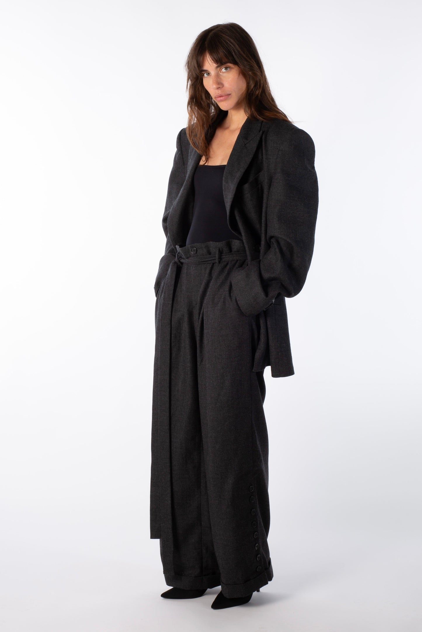 THE FRAME Trousers - Loose Wool Trousers ( Female Version )