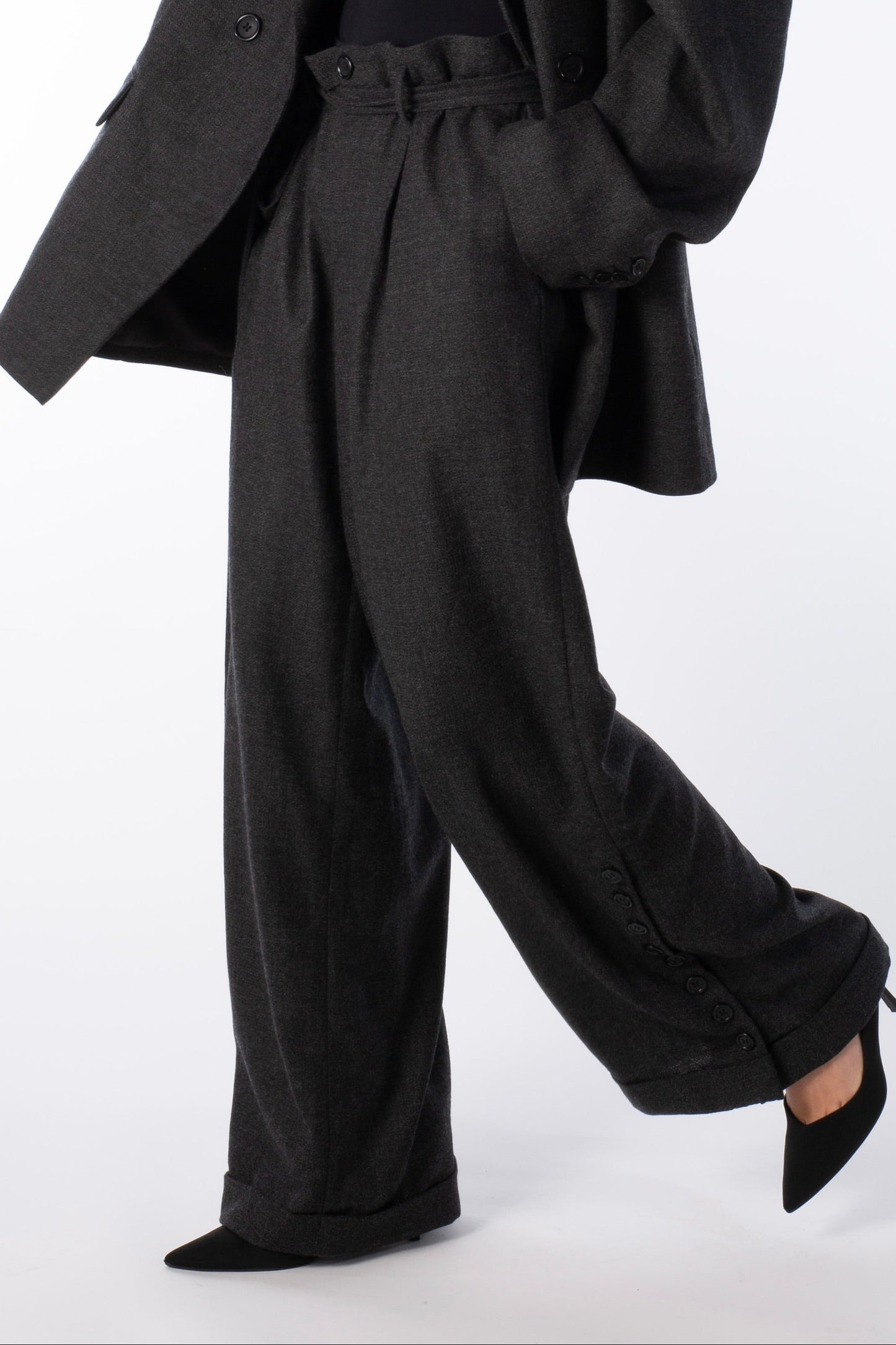 THE FRAME Trousers - Loose Wool Trousers ( Female Version )