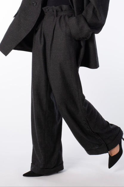 THE FRAME Trousers - Loose Wool Trousers ( Female Version )