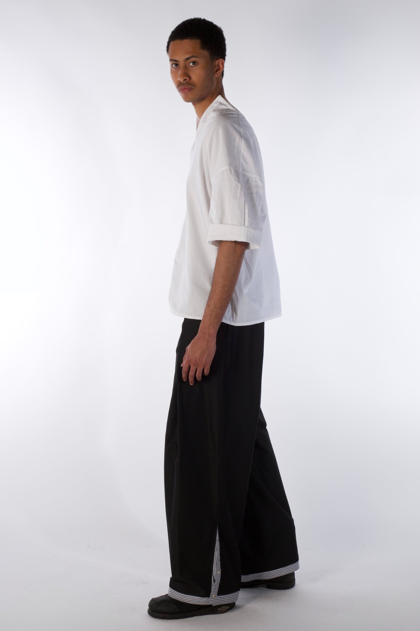 THE PLACKET Trousers - Drapped "Shirt"-Trousers (Male Version)