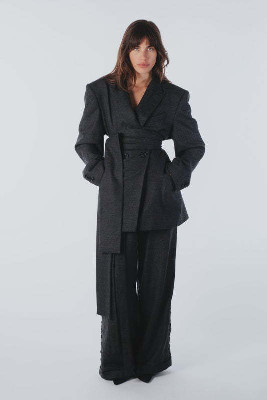 THE ARCHITECT Blazer - Oversized Wool Blazer (Female Version)