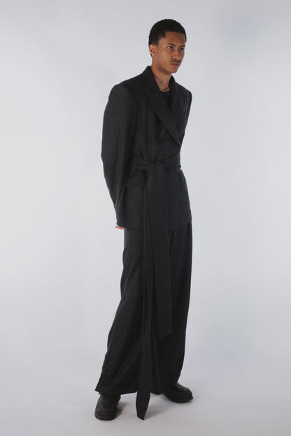 THE ARCHITECT Blazer - Oversized Wool Blazer (Male Version)